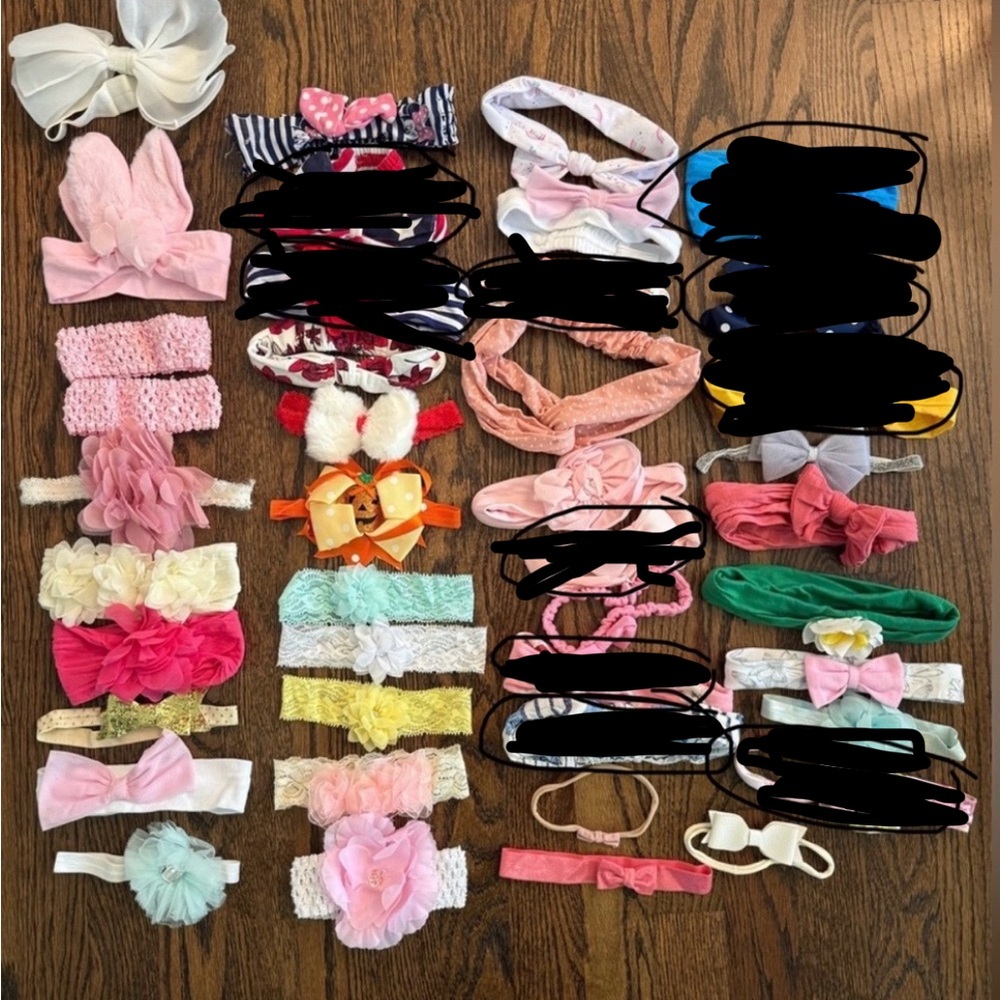 Toddler and Infant Headbands, various colors and designs